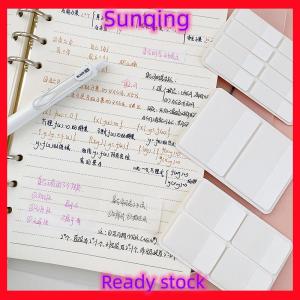SQ Stationery [Flash Sale] 40 80 160หน้าน้ำค้างแข็งสติกเกอร์ดัชนีสีขาวบริสุทธิ์แบบเรียบง่ายสติกเกอร์ป้ายโปร่งใสสติกเกอร์ติดกระดาษแบบ DIY อุปกรณ์สำนักงานโรงเรียน