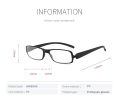 [SG Seller](Gift for parents)HOMY No Metal and No Screw Fashion Reading Glasses For Men Portable Presbyopic Presbyopia Eyewear High-definition Resin Lenses Men Women Anti-fall Wear-resistant Reading Glasses with Free Glasses Case HM9040老花眼镜. 