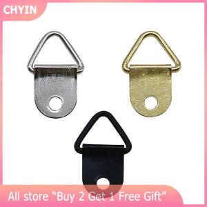 [COD] CHYIN 25pcs Hanging Mirror Picture Frame Hanger Art Work Photo Wall Hook with screws