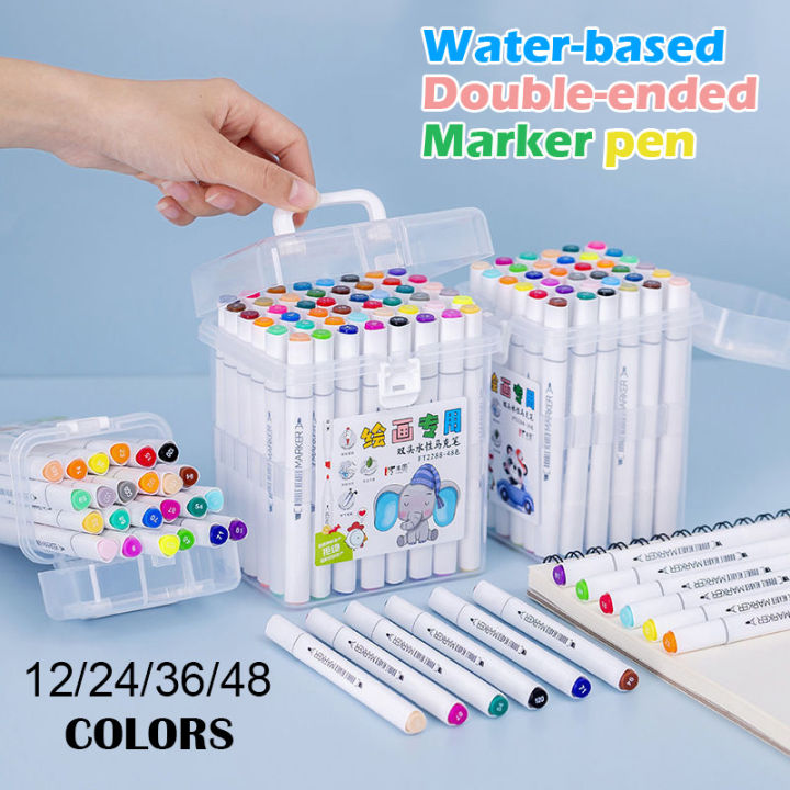 12/24/36 Colors Painting copic markers Washable sketch art comic art