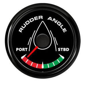 52mm Boat Marine Rudder Angle Indicator 0-190 ohm With Rudder Angle Sensor 8 color backlight 12V/24V
