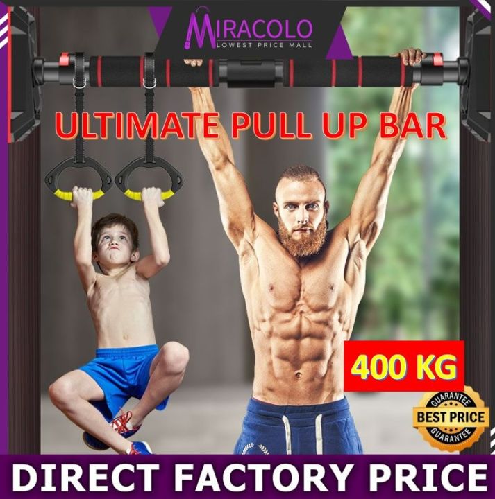 MIRA Ultimate 400kg Workout Pull Up Bar for Any Wall Surface Ultra