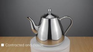 Sanqia Stainless Steel High quality 1.2L/1.5L/2.0L basic water kettle Teapot with Strainer