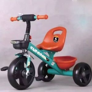 Kids Tricycle Stroller bike baby Rubber 3 wheels Bike Ride on Bike