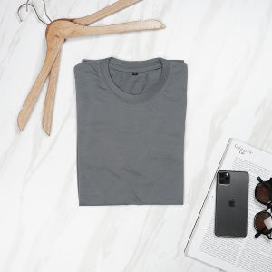 KAOS POLOS PRIA COTTON COMBED PREMIUM - KAOS LENGAN PENDEK PRIA ROUND NECK REGULER FIT