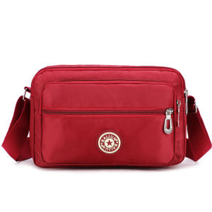 Túi đeo chéo họa tết vải dù chống thấm nước cao cấp size 24cm 4 NGĂN