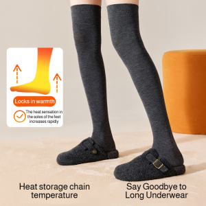 Stockings Loafers Leg Sculpting Thigh-high Socks Seconds to Manga Legs Solid Color Soft