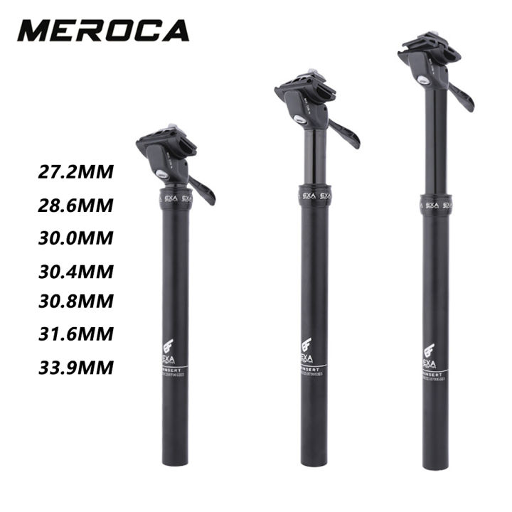 MEROCA MTB Manual Hydraulic Dropper Seatpost 27.2 28.6 30.8 31.6 33.9MM Alloy Mountain Bike Dropper Post Cycling Seat Tube Lazada PH