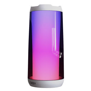 Izzy T1 Smart LED Speaker Bluetooth Multifungsi dengan Super Bass dan Garansi 12 Bulan - Warna Silver
