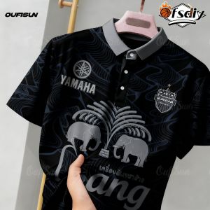 เสื้อโปโลสีดำ เสื้อแข่งบุรีรัมย์ยูไนเต็ด เสื้อโปโล BURIRAM UNITED JERSEY 2025/26 ของแท้จากสโมสร เสื้อที่ระลึก ผ้าไมโครพรีเมียม ใส่สบาย ไม่ร้อน