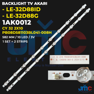 Backlight TV Akari 32 Inch LE-32D88ID LE-32D88G 10LED CY 32 2X10 PB08D581103BL041-008H
