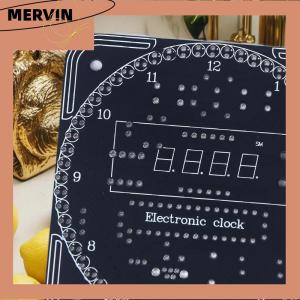 [MERVIN]💖[HOT SALE]🎈🎈 DIY Rotating LED Electronic Digital Clock Kit Light Controlled Temperature Display LED Digital Time Display Soldering Practice