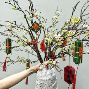 SET 6 PHỤ KIỆN TREO CÂY BÁNH CHƯNG BÁNH TÉT DƯA HẤU TRANG TRÍ TẾT DECOR TTNTB001