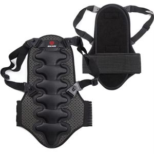 GOXBERK Protecting The Spine Motorcycle Back Protector Chest Protection Detachable Skiing Back Protector Sports Protective Gear Cushion Motorbike Vest Protective Outdoor Snowboarding