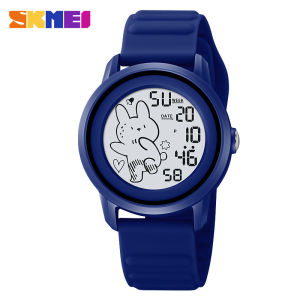 SKMEI Cute Cartoon Rabbit Pattern Countdown Sport Digital Watches For Children Boys Back Light Kids Wristwatch Alarm Clock 2217 2218 1895 1893