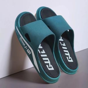 [Meet you] Summer beach wear deodorant soft-soled indoor anti-slip home slippers for couples for women and men
