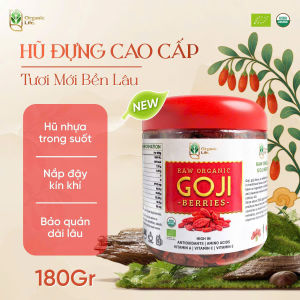 Kỷ tử đỏ hữu cơ Goji Organic Life dẻo ngọt tự nhiên từ Ninh Hạ – Hàng chính ngạch