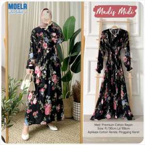 MIDI DRESS POSIO LD 100 BY ORIGINAL MOELA BERLABEL