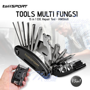 Kunci pas Lipat Obeng TaffSPORT - Multifunctional 15 in 1 EDC Repair Tool