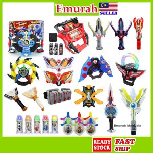 Ultraman GEED TREGEAR RUBE ZERO Z ORB Ring Calibur REIGA Glasses TIGA Spark Lens GINGA Spark ZETA Mainan Budak Lelaki