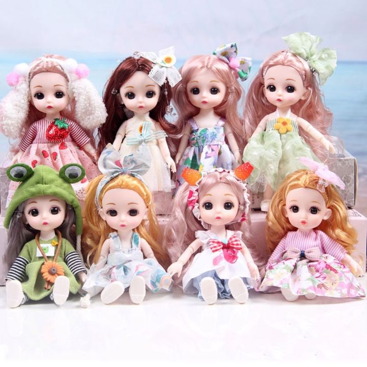 PUZHE Diy Toy Mini Princess Dolls Toys Articulated Doll Princess Dolls ...