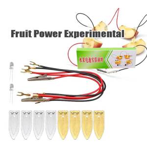 Cola Fruit Battery Experiment Set Copper Sheet Zinc Sheet Diode Science Experimental Material