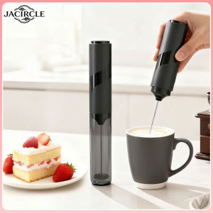 JACIRCLE Kitchen Powerful Stirrer Milk Frother Handheld Foam Maker for LattesWhisk Drink Mixer for Coffee Electric Egg Beater