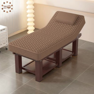 Solid Wood Latex Traditional Chinese Medicine Massage Tpy Special Massage Bed Body Beauty Salon Beauty Bed Embroidery Ear Picking Spa Bed