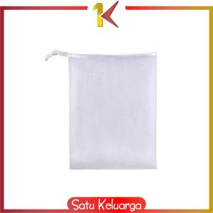 SK-C1003 Jaring Sabun Mandi Serbaguna dengan Tali Gantung / Kantong Sabun Jaring Pembuat Busa Manual