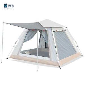 Ueblock✈ Double Layer Family Tent Instant Pop Up Tent Waterproof for Family Vacation Trip