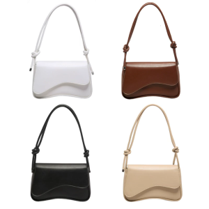 Stylish PU Leather Crossbody Bag With Adjustable Strap Travel Shoulder Bags Casual Work Armpit Purse For Everyday Use