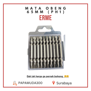 Mata Obeng Angin Plus Plus Screw Drivet BIT PH1 PH2 65MM