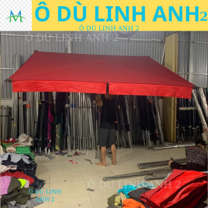 (Chưa đế)Ô dù chính tâm mái chéo mái nghiêng che mưa che nắng 2MX2M5 2M3X2M7 2M5X3M vải bạt chống mưa nắng tốt