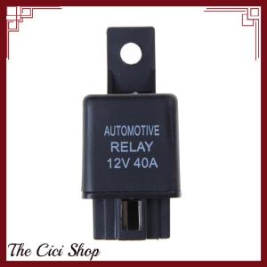 [The Cici Shop] 12V 40A Car Automotive Relay 4 Pins SPST Alarm Relay with relay socket