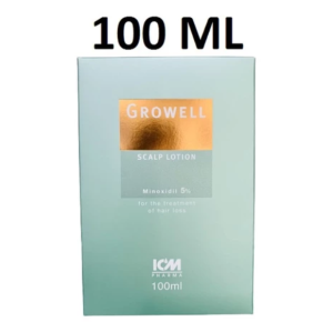 【Ship in 24h】Growell Scalp Lotion 5% Minoxidil 2x100ml Growell