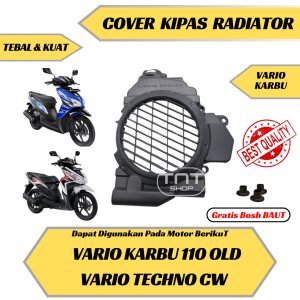 Cover Kipas Radiator Vario 110 techno vario 110 karbu old 2006-2012 tutup radiator vario110 cw