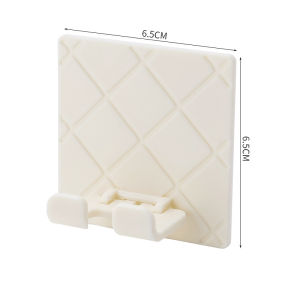 Self-adhesive Storage Hooks / Folding Socket Plug Hook / Appliance hanging wire plug Holders Racks / Wire Plug Wall Hanging Hook Storage Rack Organizers