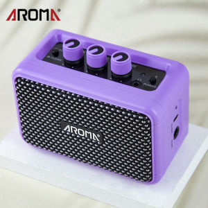 Amply Đàn Guitar Điện Aroma AG04 - Loa Ampli Electric Mini AG-04 Amplifier I Loa Ampli Guitar Điện Mini Aroma AG-04