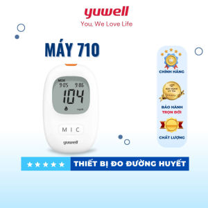 Máy đo đường huyết thế hệ mới YUWELL Accusure 710 ( MG/DL) kiểm tra đường huyết tại gia đình chính hãng