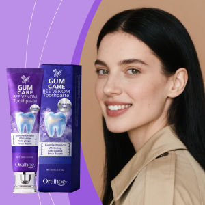 Bee Venom Care Toothpaste - Fresh Breath Gum Protection Enamels Strength Natural Formula for Healthy Smile