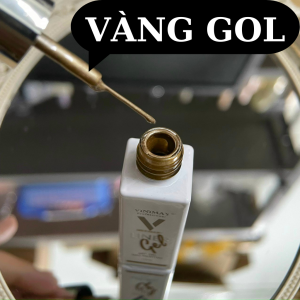 Sơn cọ gel nét metan vinimay chính hãng Cọ gel nét metan vẽ trang trí móng tay chân màu vàng bạc hồng