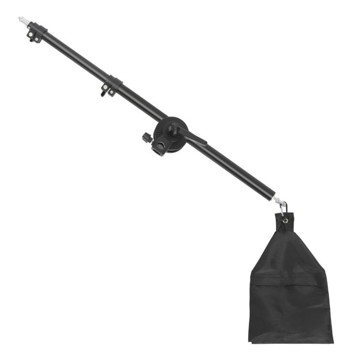 Studio Photo Telescopic Boom Arm Top Light Stand With Sandbag For