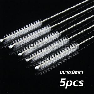 SH.Thai แปรงล้างหลอดดูด จุกนม ขนไนล่อน ไม่ทำให้เป็นรอย  Stainless steel soft straw straw brush