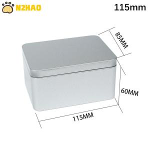 【N2HAO】 Mini Tinplate Soap Box Hairpin Metal Rectangular Iron Box Small Square Storage Jewelry Nail Beauty Candy Coin Pill Cases