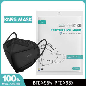 100Pcs KN95 Face Mask Medical 100Pcs 5Layers Non Woven Protection Thickening Antivirus Outdoor Essential Disposable Protective Mask Korean Style