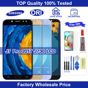 Original LCD For Samsung J7 Pro 2017 J730 J730F J730G LCD Display Touch Screen Digitizer Assembly Replacement Parts