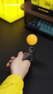 NITECORE NEF01Handheld Fan 166g Portable Pocket Blower USB-C Rechargeable for Outdoor Camping Commute Hiking Concert