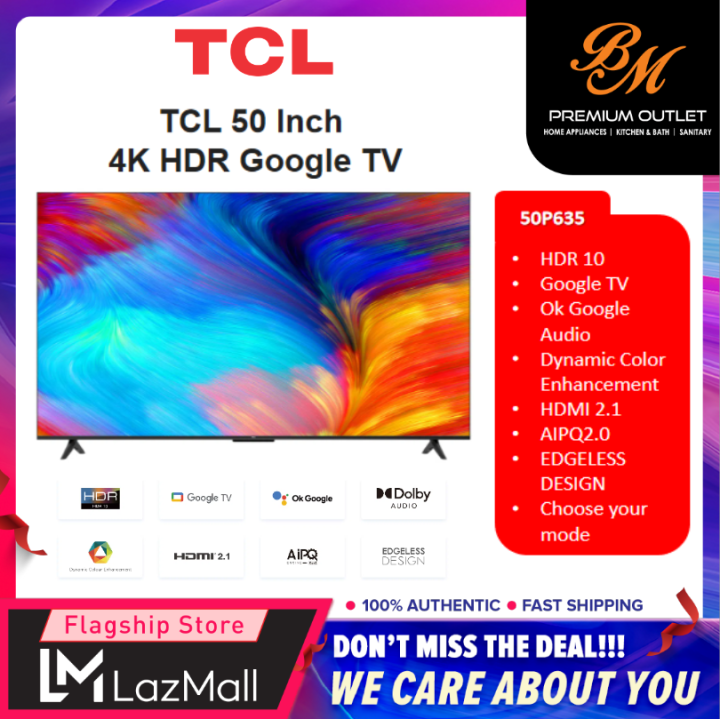 TCL 4K UHD Google TV P635 ( 50