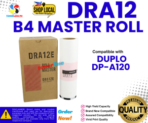DRA12 Master (DR-A12 DRA-12) B4 compatible Duplo DP-A120 DPA120 DPA-120 Duplicator