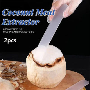 2pcs Open Coconut Soft Knife Easy To Operate Coconut Opener Coconut Meat Remover Coconut Digging Tools